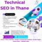 Blue and Orange Gradient Modern Minimal SEO Promo and Deal Instagram Post 85x85