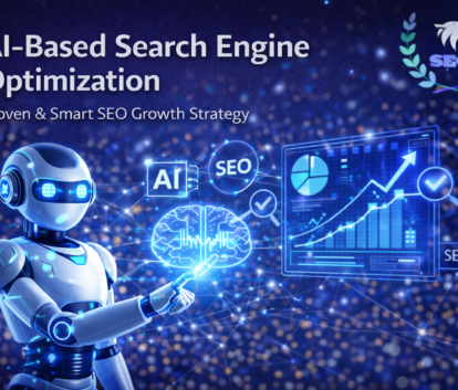 AI-based search engine optimization using advanced artificial intelligence to improve website rankings and organic growth