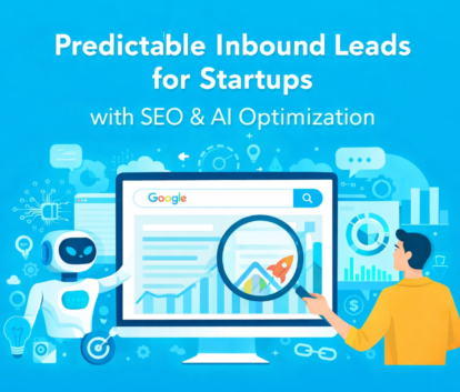 predictable inbound leads for startups using SEO and AI optimization