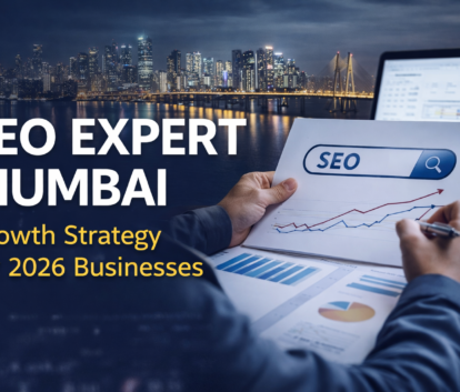 SEO expert Mumbai analyzing website growth strategy and keyword performance for business scaling in 2026