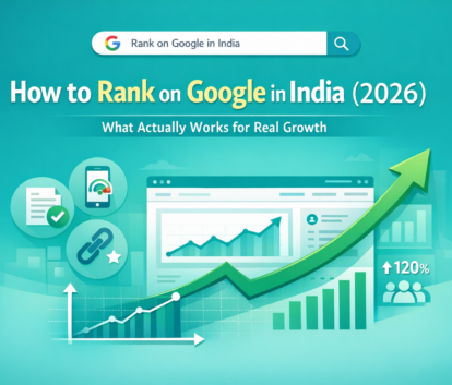 How to rank on Google in India in 2026 with SEO strategy, growth chart, and search optimization elements