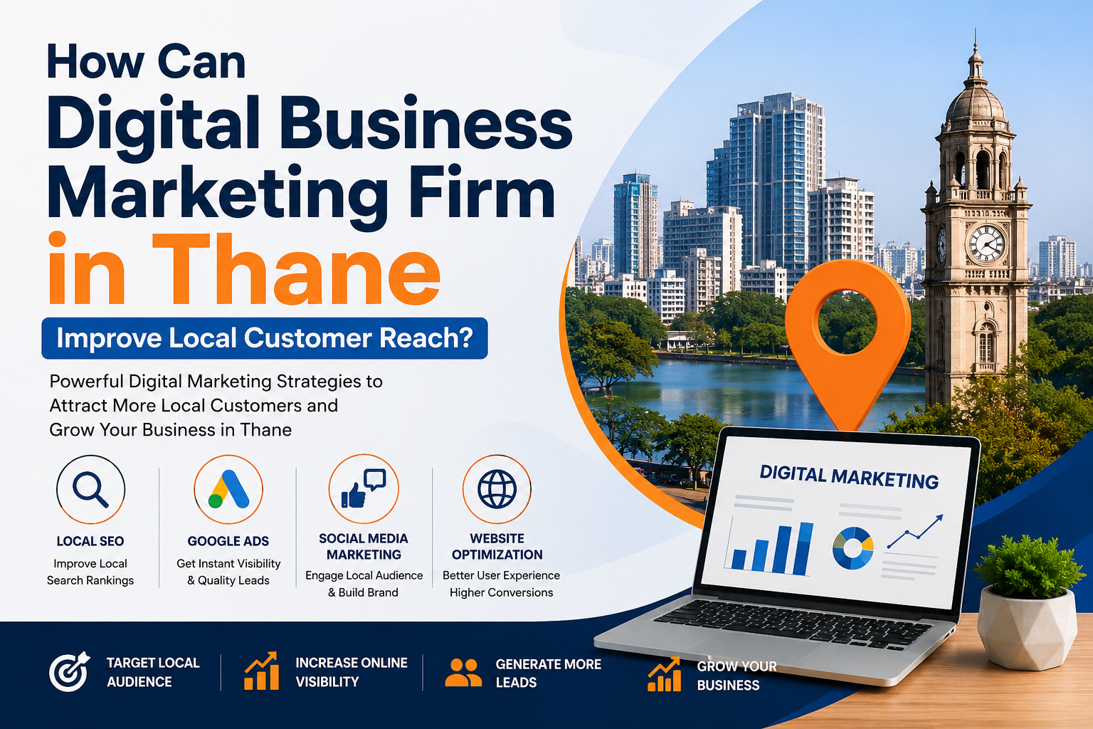 Digital business marketing firm in Thane helping local businesses grow online