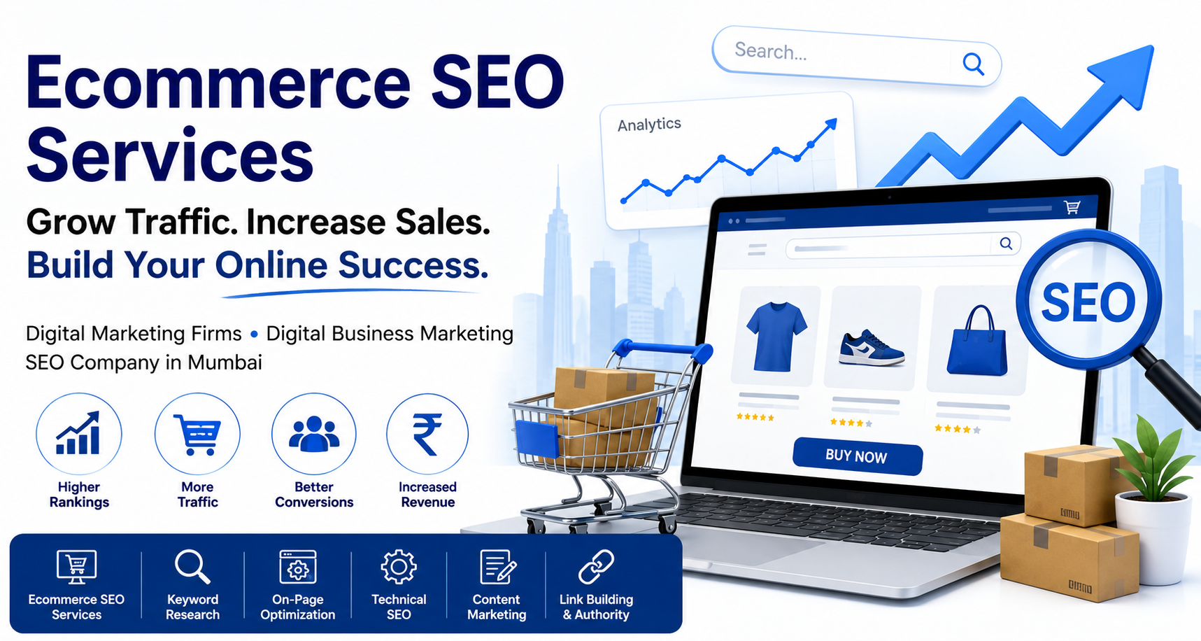 Ecommerce SEO services and digital marketing firms in mumbai