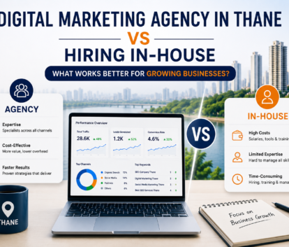 Digital Marketing Agency Thane compared with an in-house marketing team for business growth